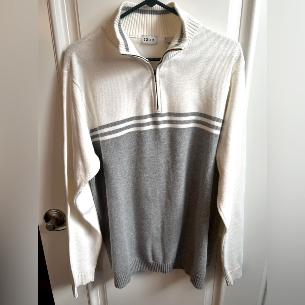 Izod 1/4 Zip Pullover Sweater